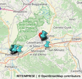 Mappa Via Gastone Sozzi, 56029 Santa Croce sull'Arno PI, Italia (7.912)