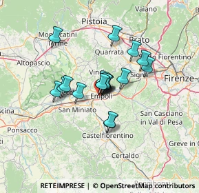 Mappa Via Donatello, 50053 Empoli FI, Italia (8.84)
