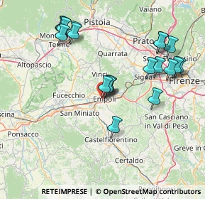 Mappa Via Donatello, 50053 Empoli FI, Italia (16.424)