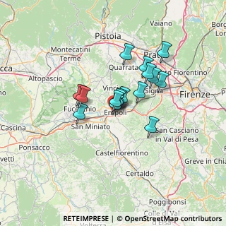 Mappa Via Donatello, 50053 Empoli FI, Italia (9.58375)
