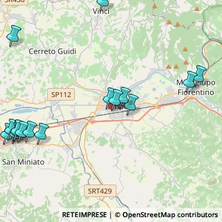 Mappa Via Donatello, 50053 Empoli FI, Italia (6.01938)