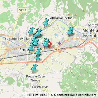 Mappa Via Leopoldo Giuntini, 50053 Empoli FI, Italia (1.585)