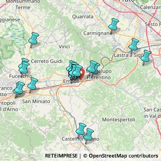 Mappa Via Leopoldo Giuntini, 50053 Empoli FI, Italia (8.241)