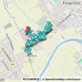 Mappa Piazza Dina Boncristiani, 50054 Fucecchio FI, Italia (0.26)