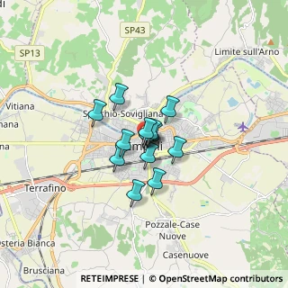 Mappa CAP, 50059 Empoli FI (0.87429)