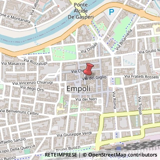 Mappa Via del Giglio, 83, 50053 Empoli, Firenze (Toscana)