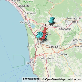 Mappa Via Spartaco Carlini, 56127 Pisa PI, Italia (7.90917)