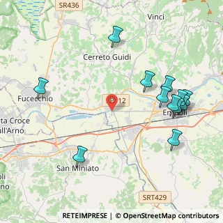 Mappa Via Filippo Turati, 50053 Empoli FI, Italia (4.88667)