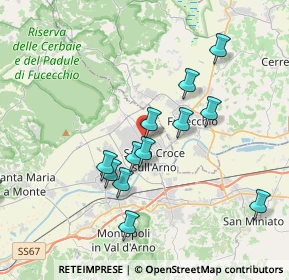 Mappa Vai, 56029 Santa Croce sull'Arno PI, Italia (3.91923)