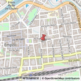 Mappa Via Jacopo Carrucci, 40, 50053 Empoli, Firenze (Toscana)