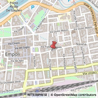 Mappa Via Jacopo Carrucci, 46, 50053 Empoli, Firenze (Toscana)