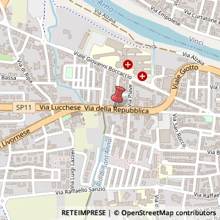 Mappa Via della repubblica 46, 50050 Empoli, Firenze (Toscana)