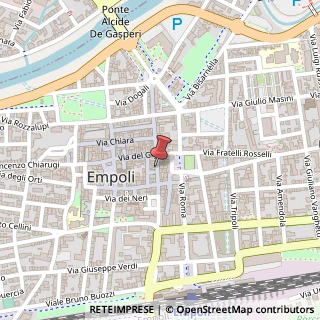 Mappa Via Cosimo Ridolfi, 122, 50053 Empoli, Firenze (Toscana)
