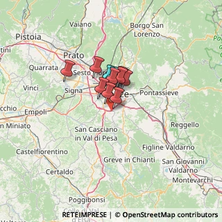 Mappa Via di Castello, 50023 Impruneta FI, Italia (7.425)