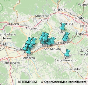 Mappa Via del Bosco, 56029 Santa Croce sull'Arno PI, Italia (9.26263)