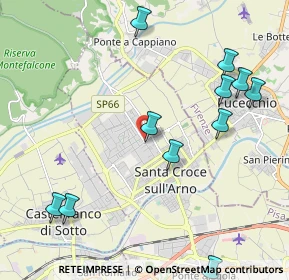 Mappa Via del Bosco, 56029 Santa Croce sull'Arno PI, Italia (2.53182)