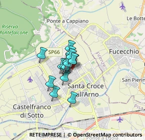 Mappa Via del Bosco, 56029 Santa Croce sull'Arno PI, Italia (0.88125)
