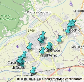 Mappa Via del Bosco, 56029 Santa Croce sull'Arno PI, Italia (2.1565)