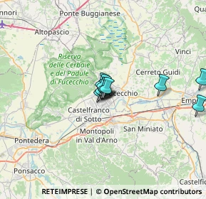 Mappa Via del Bosco, 56029 Santa Croce sull'Arno PI, Italia (4.199)