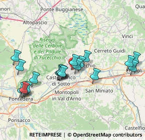 Mappa Via Benedetto Croce, 56029 Santa Croce sull'Arno PI, Italia (7.6815)