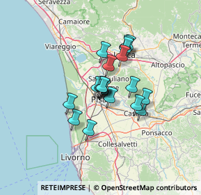 Mappa Via San Lorenzo, 56127 Pisa PI, Italia (8.645)