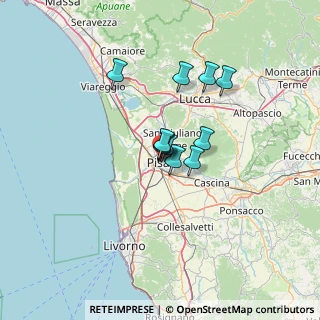 Mappa Via San Lorenzo, 56127 Pisa PI, Italia (8.44091)