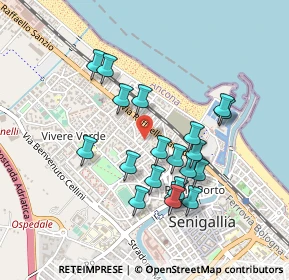 Mappa Via Niccolò Paganini, 60019 Senigallia AN, Italia (0.427)