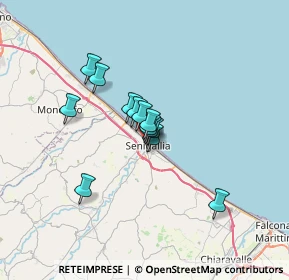 Mappa Via Niccolò Paganini, 60019 Senigallia AN, Italia (4.34692)