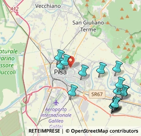 Mappa Via Giuseppe Parini, 56127 Pisa PI, Italia (4.90938)