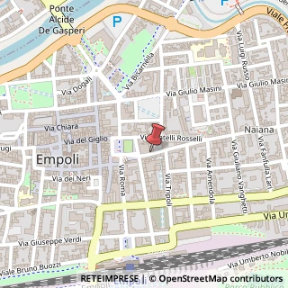 Mappa Via Jacopo Carrucci, 18, 50053 Empoli, Firenze (Toscana)