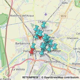 Mappa Via Santa Maria, 56126 Pisa PI, Italia (1.12824)