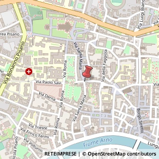 Mappa Via Santa Maria, 52, 56126 Migliarino, Ferrara (Emilia Romagna)