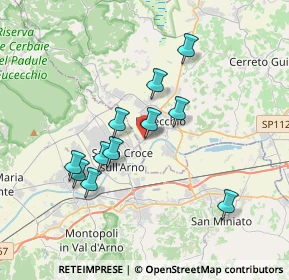 Mappa Via Luigi Banti, 50054 Fucecchio FI, Italia (3.31545)