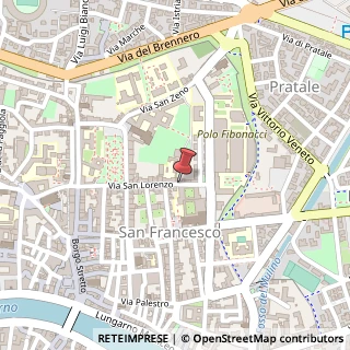 Mappa Via San Lorenzo, 16, 56127 Pisa, Pisa (Toscana)