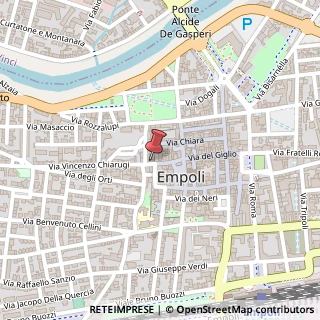 Mappa Via Spartaco Lavagnini, 52, 50053 Empoli, Firenze (Toscana)