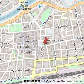 Mappa Piazza della Vittoria, 55, 50053 Empoli, Firenze (Toscana)