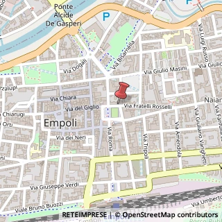 Mappa Piazza della Vittoria, 33, 50053 Empoli, Firenze (Toscana)