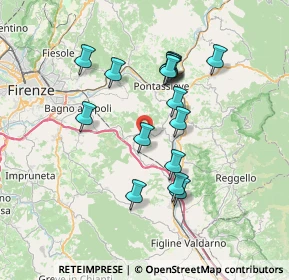 Mappa Str. Senza Nome, 50067 Rignano sull'Arno FI, Italia (6.5275)