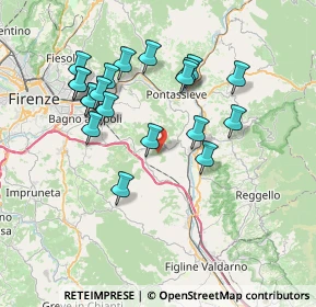 Mappa Str. Senza Nome, 50067 Rignano sull'Arno FI, Italia (7.2785)
