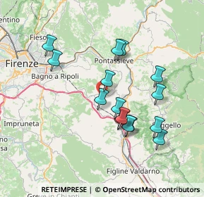 Mappa Str. Senza Nome, 50067 Rignano sull'Arno FI, Italia (6.90333)