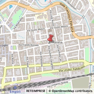 Mappa Via Jacopo Carrucci,  59, 50053 Empoli, Firenze (Toscana)
