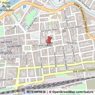 Mappa Via Fratelli Rosselli, 40, 50053 Empoli, Firenze (Toscana)
