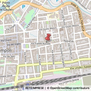 Mappa Via Fratelli Rosselli, 57, 50053 Empoli, Firenze (Toscana)