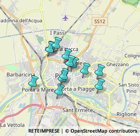 Mappa Piano Secondo, 56127 Pisa PI, Italia (1.25769)