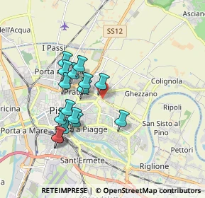 Mappa Via Vittorio Alfieri Ghezzano, 56127 Pisa PI, Italia (1.63938)