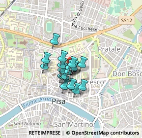 Mappa Piazza Martiri della Libertà, 56127 Pisa PI, Italia (0.2325)