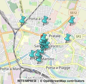 Mappa Piazza Martiri della Libertà, 56127 Pisa PI, Italia (0.7)