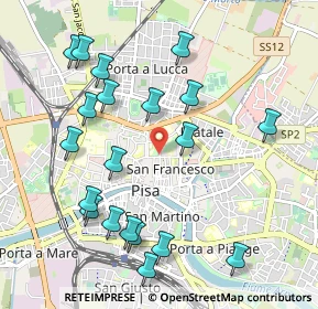 Mappa Piazza Martiri della Libertà, 56127 Pisa PI, Italia (1.146)
