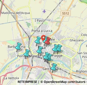 Mappa Piazza Martiri della Libertà, 56127 Pisa PI, Italia (1.58182)
