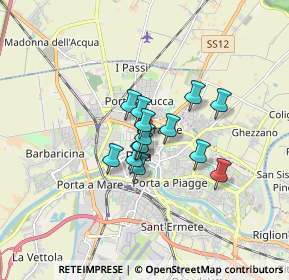 Mappa Piazza Martiri della Libertà, 56127 Pisa PI, Italia (1.05071)